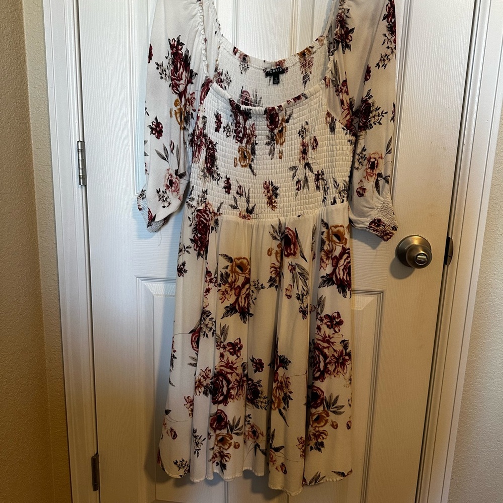 Floral Smocked Dress